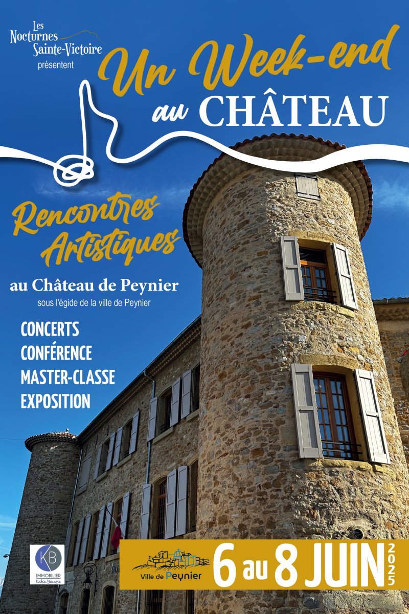 Affiche du Festival des Nocturnes Sainte-Victoire